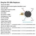 2 Pcs Fan Light Switch Ze-208s 3 Speed 4 Wire Fan Switch Brass