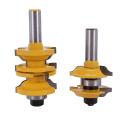 2 Pcs 1/2 Inch Shank Entry Interior Door Matched Rs Router Bit Set