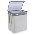 Large Laundry Basket with Lid, Collapsible Linen Laundry Hamper -b