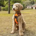 Dog Harness No Pull Breathable Reflective Pet Harness(orange,m)