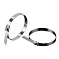 100pcs Stainless Steel 304 Cable Tie Width Zip Strap Locking Exhaust