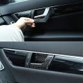 4 Pcs Car Door Inner Handle Panel for Mercedes-benz W204 Decoration