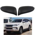 Black Side Rearview Mirror Cover Cap Decor Trim for Toyota