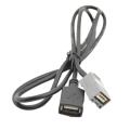 Car 90cm Usb Female Port Cable Aux for 08+ Onwards Civic Crv Accord