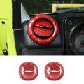 Car Air Vent Outlet Cover for Suzuki Jimny 2019-2022,red Carbon Fiber