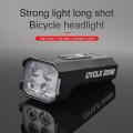Cycle Zone Bicycle Light Set 4t6led Flashlight Aluminum Alloy