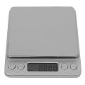 500g X 0.01g Mini Electronic Food Scales Jewelry Scale with 2 Tray