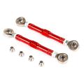 Cnc Metal Steering Pull Rod Set for 1/5 Losi 5ive-t 5t Rovan ,red