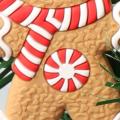 12pcs Gingerbread Man Christmas Tree Ornaments Xmas Soft Room Decor B