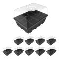 10-set Seed Starting Trays Garden Propagator Set,with 120-cell