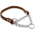 Cowhide Collar Pet Collar, for Small, Medium and Large Dogs (l)