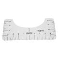 5-in-1 T-shirt Alignment Ruler for Adults, Teenagers and Children
