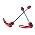 Swtxo Qr Quick Release Mtb Bike Bicycle Hub Skewers Lever,red