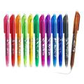 12 Pcs Heat Erase Pens for Fabric, 0.5mm Fine Point Rolling Ball Pen