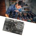 B250 Btc Mining Motherboard with G3900 Cpu+thermal Grease 12 Pci-e