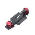 Carbon Fiber Chassis and Metal Gearbox Set for Wltoys 284131 K969 ,a
