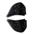 1 Pair Black Left+right Multifunction Steering Wheel Control Buttons
