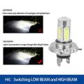 H4 Led Xenon White Headlight Bulbs 6500k Fog Light 12v Light Bulbs
