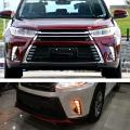 For Toyota Highlander Car Led Drl Daytime Running Light White/amber