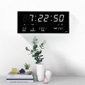 Led Perpetual Calendar Electronic Clock Digital Wall Clock White