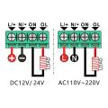 2pcs Timer Delay Relay Dc12v 20a 240w Programmable Cycle Timer Switch