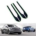For Tesla Model 3 Y 2021+ Luminous Styling Car Door Handle Cover Trim