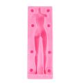Doll Body Shape Silicone Mold 3d Soft Candy Tool Woman