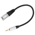 0.3 Meters 3.5mm Male Jack Plug to 3 Pin Xlr Male Shielded Cable