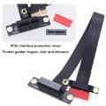 1 Piece Of Pci-e1x Extension Cable Support 1u2u Chassis Network Card