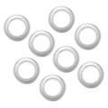 100 Pac Curtain Eyelet Rings Nanoscale Low Noise Roman Ring (silver)