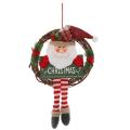 Rattan Garland Snowman Vine Ring Pendant Christmas Decorations A