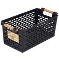 Iron Storage Holders Storage Shelf Wall Hanging Storage Box-black