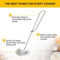 2 Pieces Whisk Egg Small Whisk Whipper Milk and Egg Beater