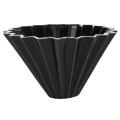 Ceramic Coffee Filter Reusable Filters Coffee Maker V60 Funnel-black