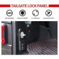 Trunk Lock Panel for Jeep Wrangler Jl 2018-2021 (abs Carbon Fiber)