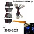 Door Bowl Armrest Atmosphere Light for Toyota Highlander 2015-2021