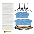 Main Side Brush Filter and Mop Cloth Replacement Accessories