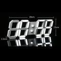 Led Digital Alarm Clock Wall Clock for Office Bedroom Living Room A
