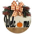 Fall Door Hanger Autumn Nature Decoration Halloween Thanksgiving