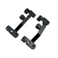 1pair Metal Pull Rod Base Seat for Wpl C24 C14 1/16 Rc Car Black