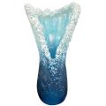 Creative Ocean Resin Wave Vase Modern Ocean Blue Flower Vases ,s