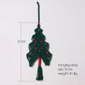 Macrame Christmas Tree Wall Hanging Tapestry for Living Room