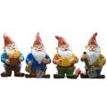 4pcs Miniature Elves Figurines Resin Dwarf Elf Ornaments Decoration