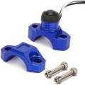 Motorcycle Ignition Kill Start Switch Push Button for 7/8 Inch Blue