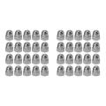 M6 Thread Dia Dome Head 304 Stainless Steel Cap Acorn Hex Nuts 20pcs