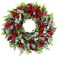 Christmas Wreath, Front Door Decoration Wreath for House Party (a)