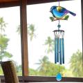 Mobile Romantic Blue Bird Wind Chimes for Festival Garden Decoration