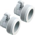 2pcs 1.25inch to 1.5inch Type B Hose Adapters Hose Conversion Kit
