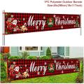 Outdoor Banner Merry Christmas Decor for Home 2020 Christmas-style B