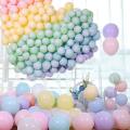 200 Pieces Of 5 Inch Macaron Latex Balloon Pastel Candy Balloon